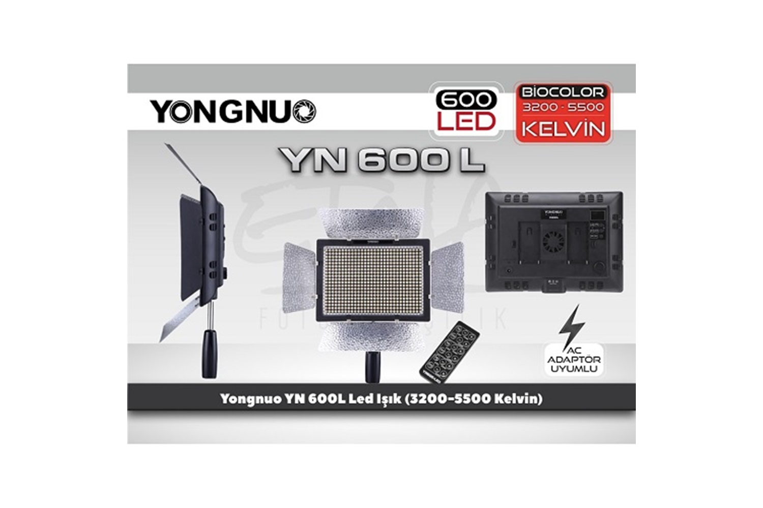 Yongnuo YN600L Bi-Color Led Işık 3200-5600K