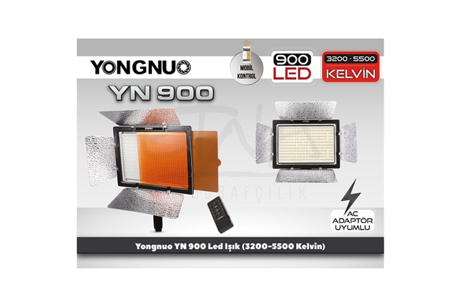Yongnuo YN900 Bi-Color Led Işık 3200-5600K