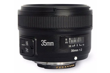 Yongnuo 35mm F2 Nikon Uyumlu Otofokus Prime Lens