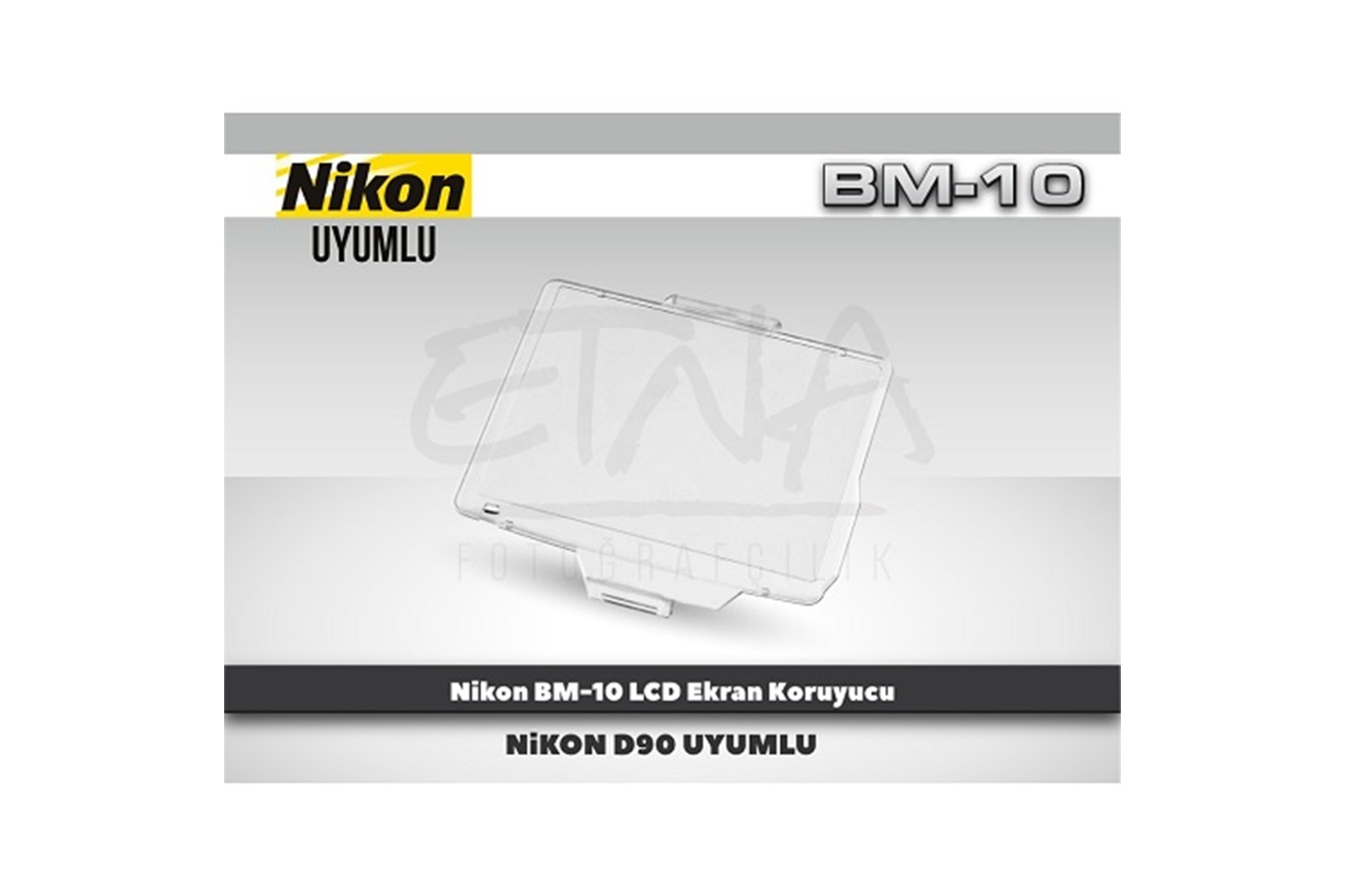 Tewise Nikon BM-10 LCD Ekran Koruyucu D90 Uyumlu