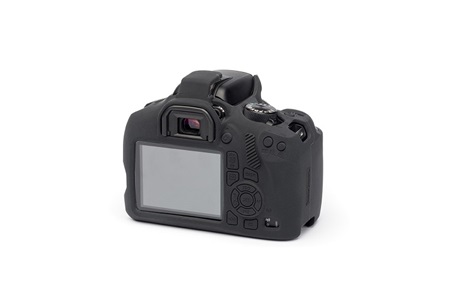 Easycover Canon 1300D-2000D Silikon Kılıf Siyah