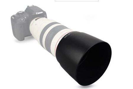 Tewise Canon ET-83C Parasoley 100-400L IS Lens Uyumlu Siyah