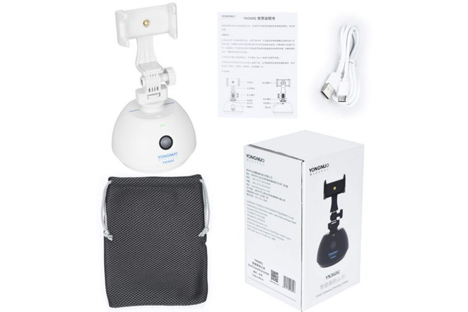 Yongnuo YN360G Pan Tilt Mobil Takip Cihazı Beyaz