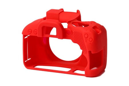 Easycover Canon 800D Silikon Kılıf Kırmızı