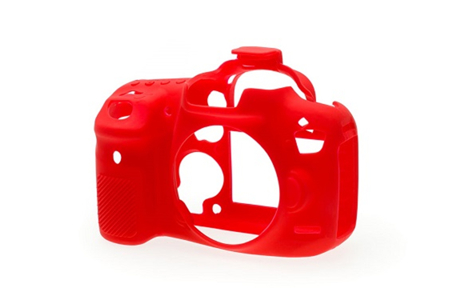 Easycover Canon 7D Mark II Silikon Kılıf Kırmızı