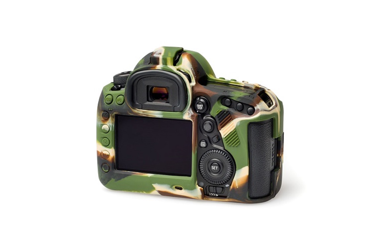 Easycover Canon 5D Mark IV Silikon Kılıf Kamuflaj