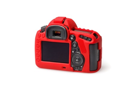 Easycover Canon 5D Mark IV Silikon Kılıf Kırmızı ECC5DIVR