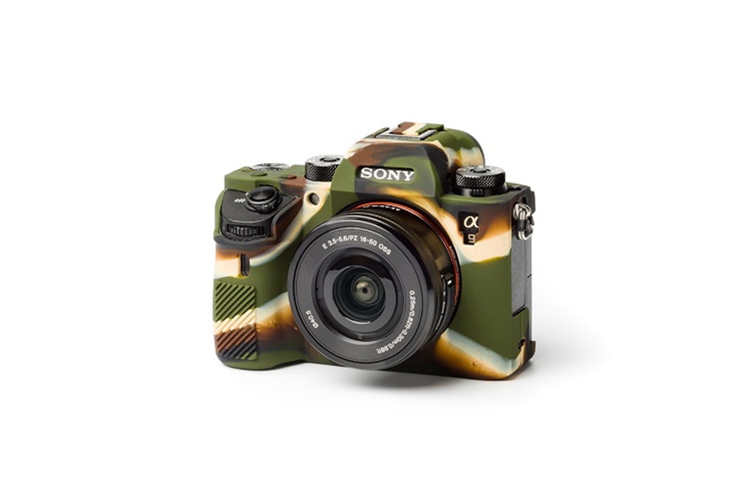 Easycover Sony A7 A7R3 A9 Silikon Kılıf Kamuflaj