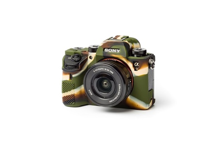 Easycover Sony A7 A7R3 A9 Silikon Kılıf Kamuflaj