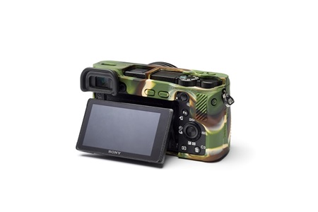 Easycover Sony A6500 Silikon Kılıf Kamuflaj