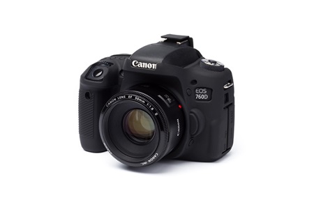 Easycover Canon 760D Silikon Kılıf Siyah