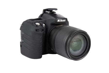 Easycover Nikon D90 Silikon Kılıf Siyah