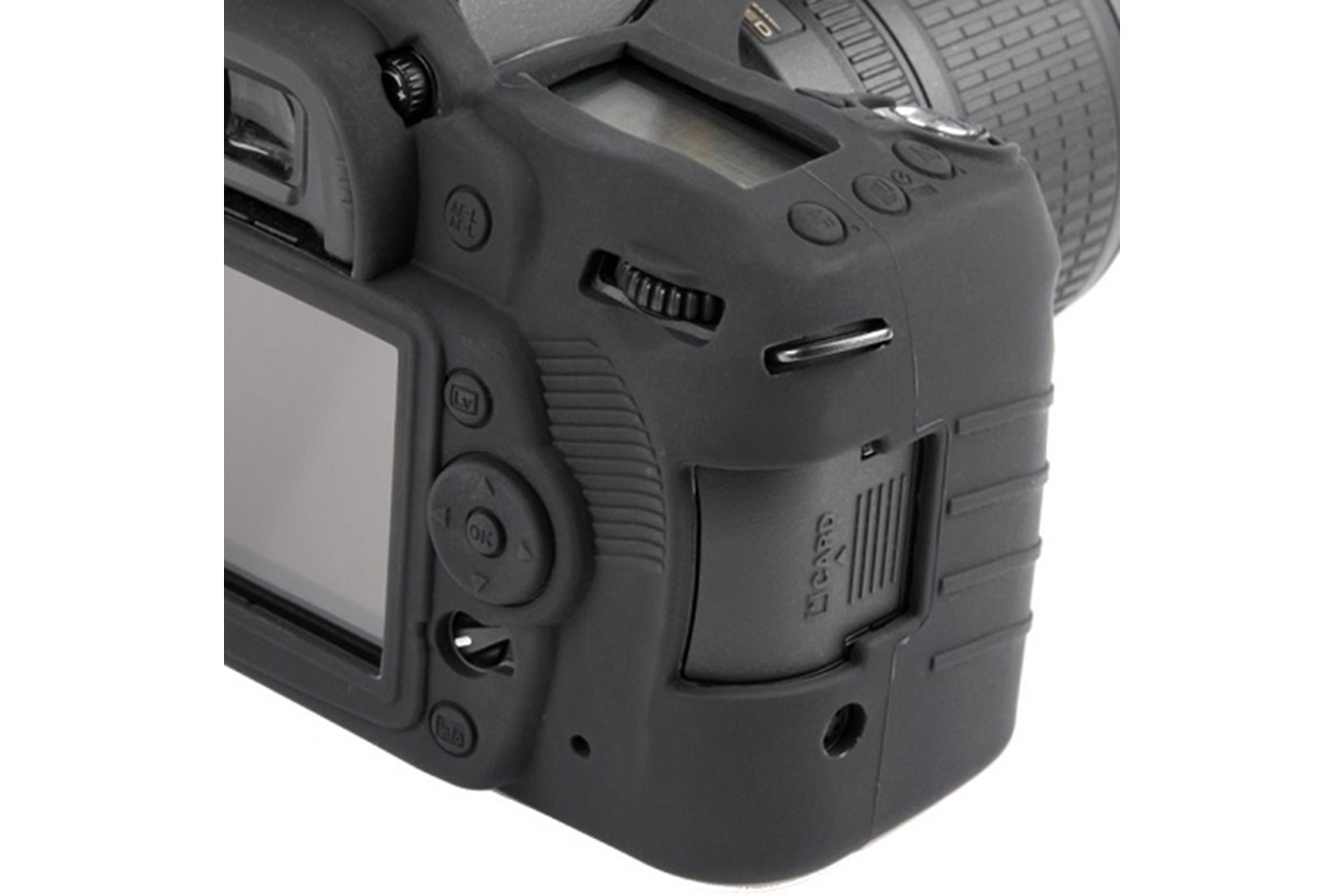 Easycover Nikon D90 Silikon Kılıf Siyah