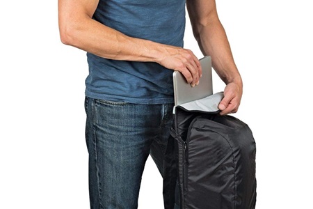 Lowepro SleevePack 13 Packable Laptop Sleeve Blue Gray