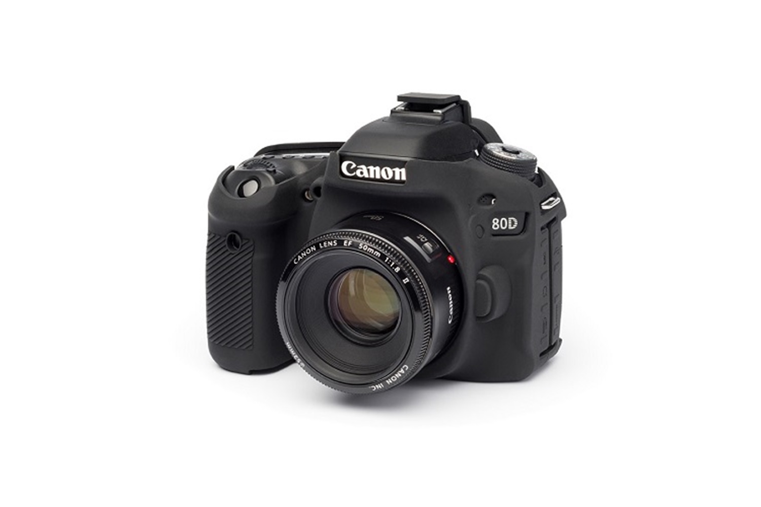 Easycover Canon 80D Silikon Kılıf Siyah