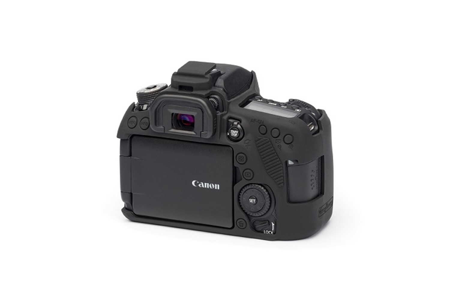 Easycover Canon 80D Silikon Kılıf Siyah