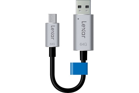 Lexar Jumpdrive C20m 64 GB Micro USB 3.1 OTG USB Bellek Android