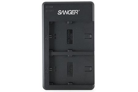 Sanger Canon LP-E6 Batarya Uyumlu İkili USB Şarj Cihazı