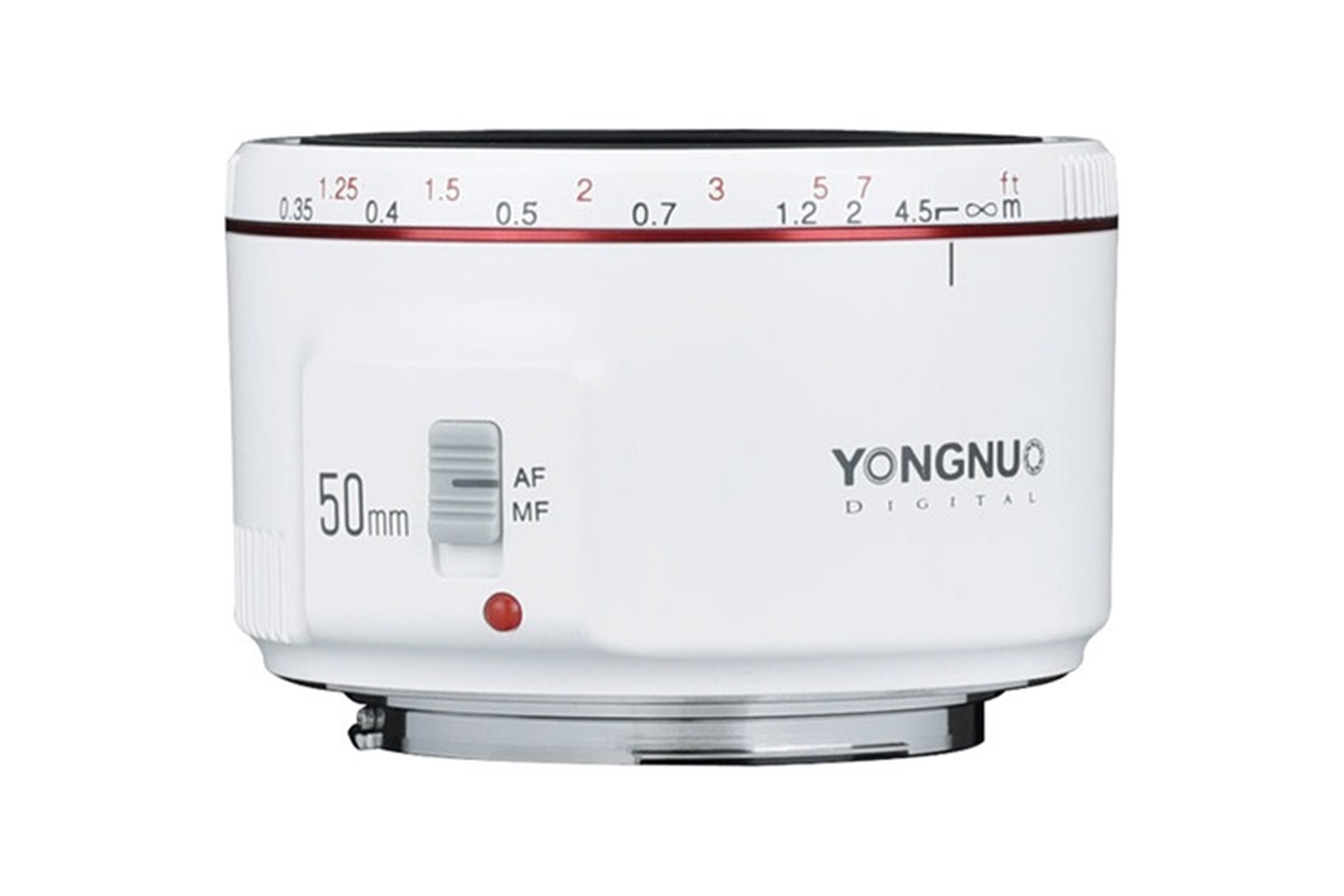Yongnuo 50mm F1.8 II Canon Uyumlu Otofokus Prime Lens Beyaz