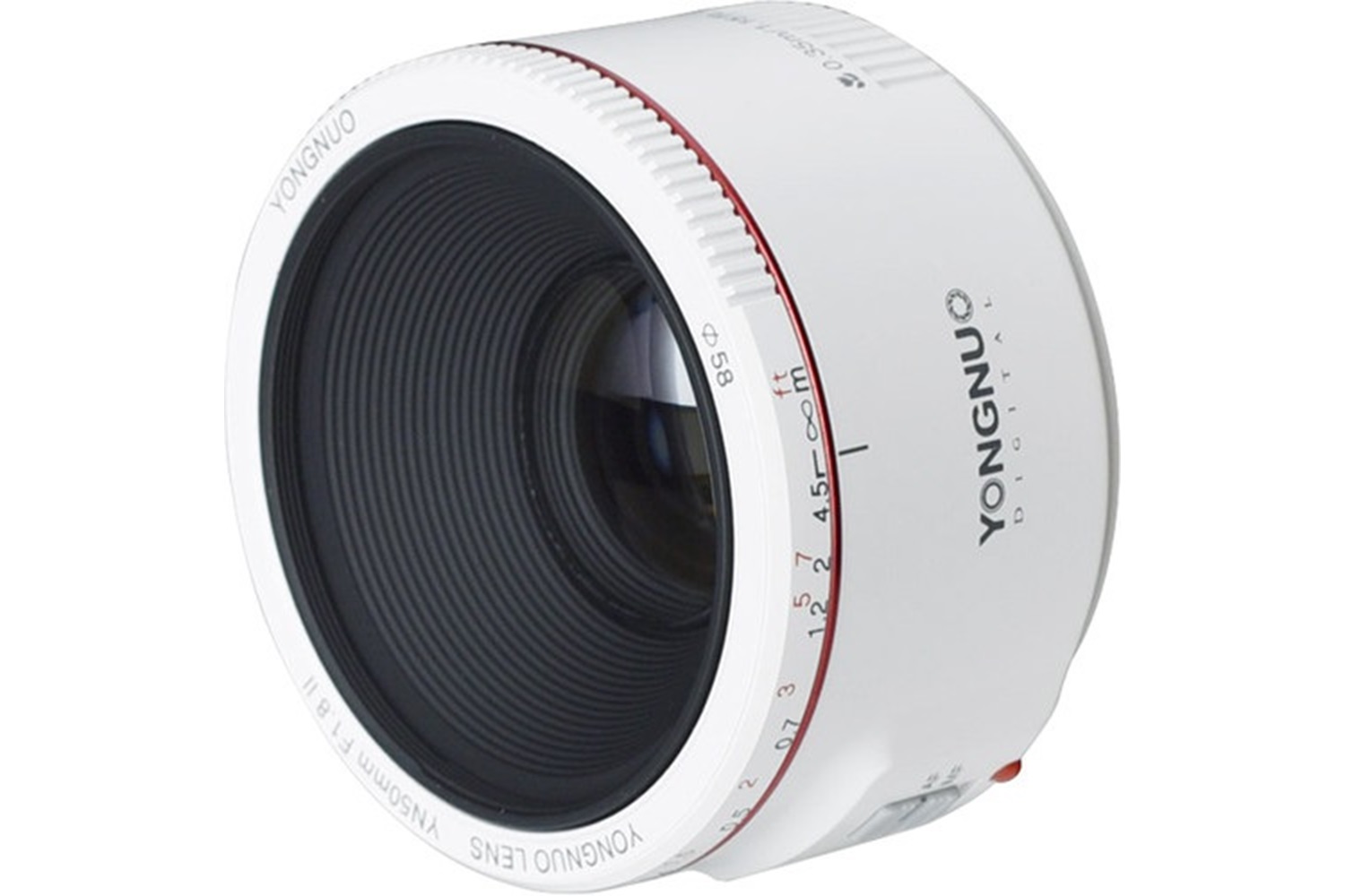 Yongnuo 50mm F1.8 II Canon Uyumlu Otofokus Prime Lens Beyaz
