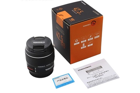 Yongnuo 42.5mm F1.7 Otofokus Lens Panasonic GF8 GF9 GX85 Olympus