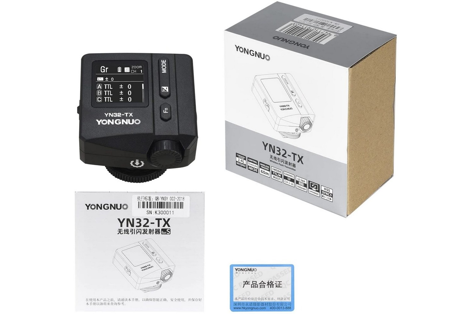 Yongnuo YN32-TX Sony Uyumlu TTL 2.4GHz Wireless Flaş Tetikleyici