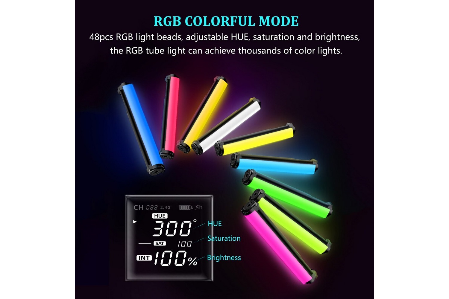 Yongnuo YN30 Soft 2000-1000K RGB Led Işık 30cm