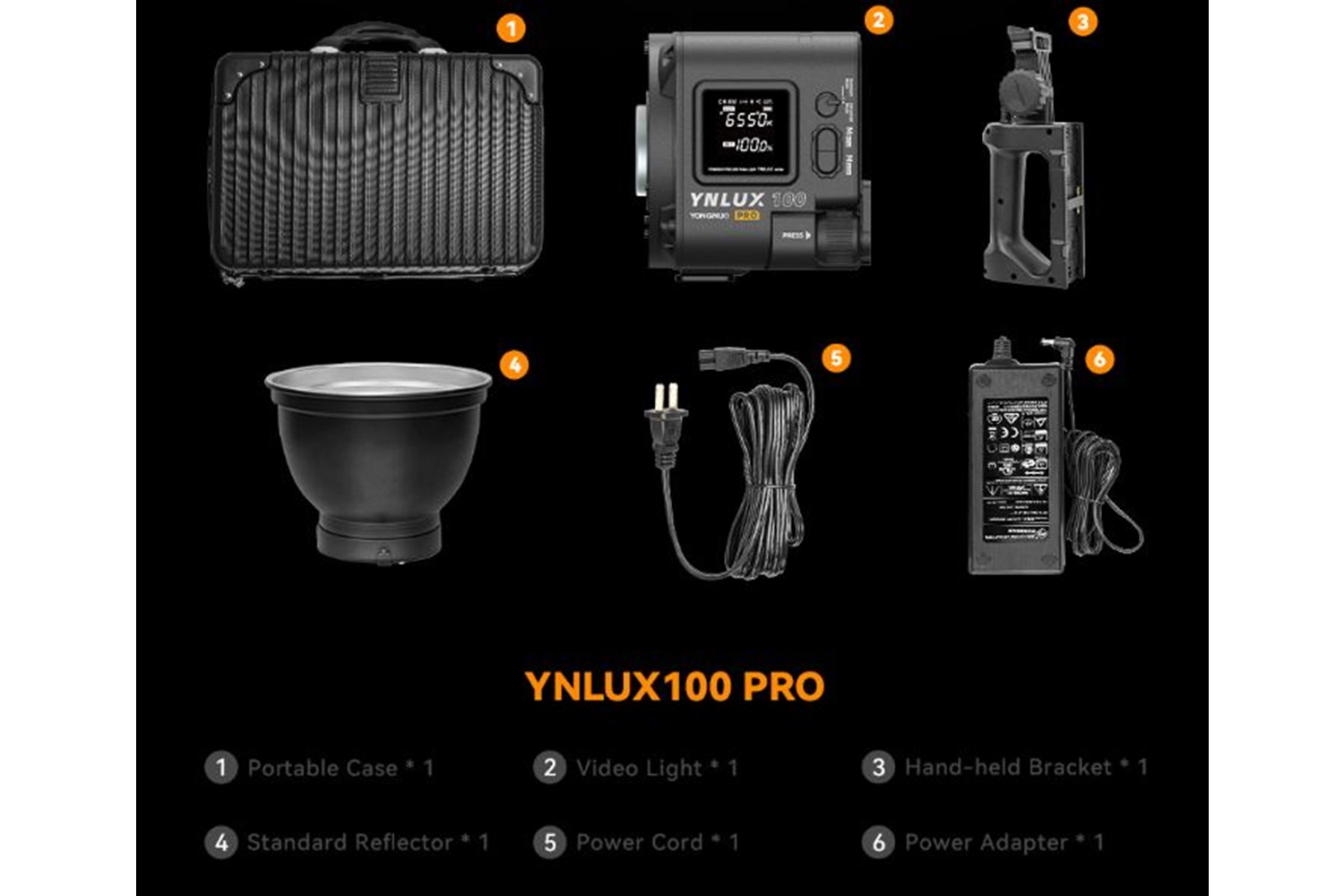 Yongnuo YNLUX100 Pro Kit 2700-6500K 120W Led Işık