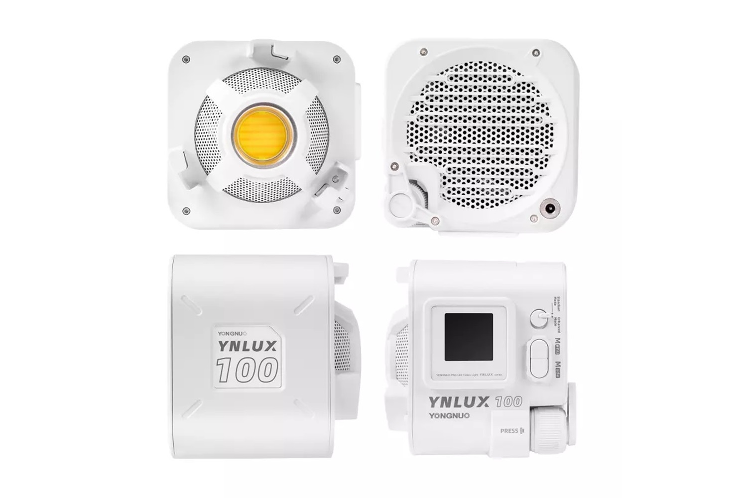 Yongnuo YNLUX100 100W Bi-Color COB LED Işık-Beyaz Kasa (Kit Versiyon)