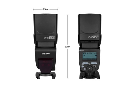 Yongnuo YN685-II C Dahili Alıcılı Canon Uyumlu HSS TTL Tepe Flaşı