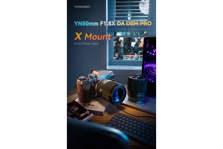 Yongnuo 50mm F1.8X DA DSM PRO Fujifilm X Mount Uyumlu Otofokus Prime Lens