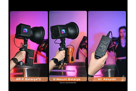 Yongnuo YNLUX100-RGB 120W COB LED Işık (Kit Versiyon)