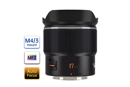 Yongnuo 17mm f/1.7 Otofokus Lens (Micro Four Thirds)