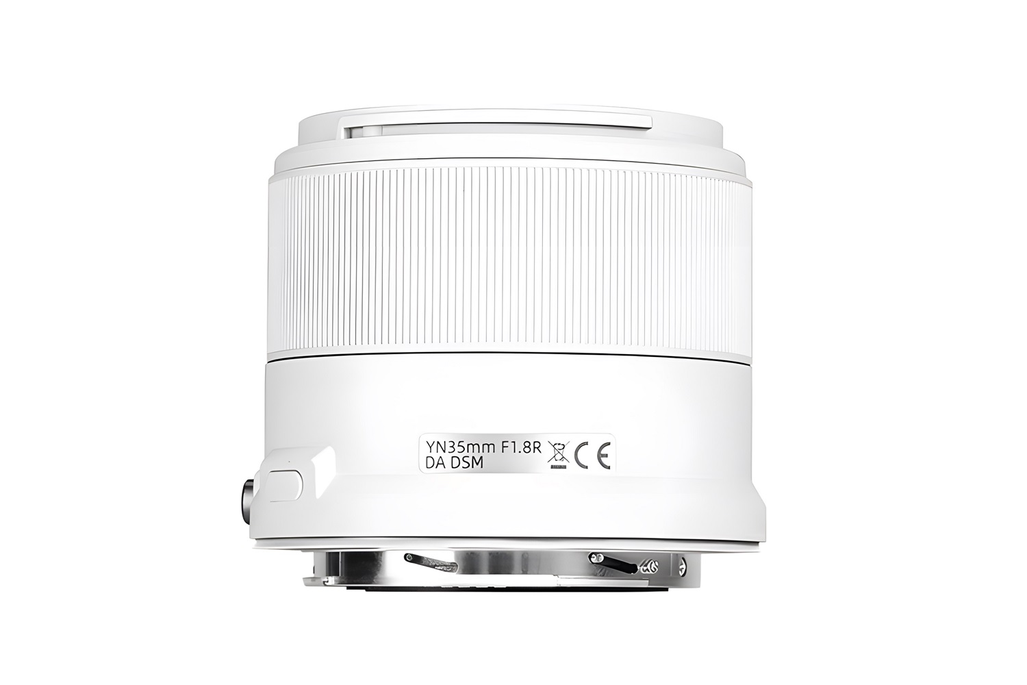 Yongnuo 35mm f/1.8R DA DSM APS-C Otofokus Lens (Canon RF) Beyaz