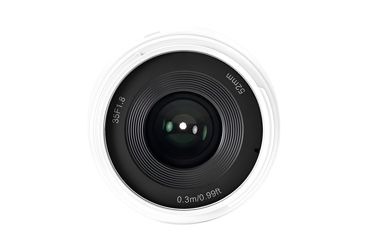 Yongnuo 35mm f/1.8R DA DSM APS-C Otofokus Lens (Canon RF) Beyaz