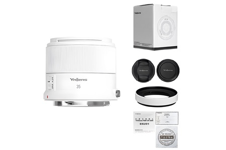 Yongnuo 35mm f/1.8R DA DSM APS-C Otofokus Lens (Canon RF) Beyaz