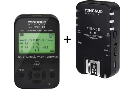 Yongnuo YN622C-Kit Canon Uyumlu HSS TTL Flaş Tetikleyici