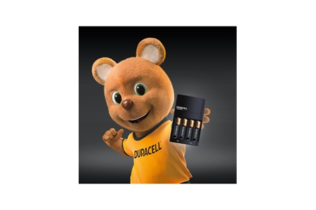 Duracell Cef14 4 Saat Pil Şarj Cihazı, 1 adet + 2'şer adet Şarj Edilebilir AA ve AAA Pil