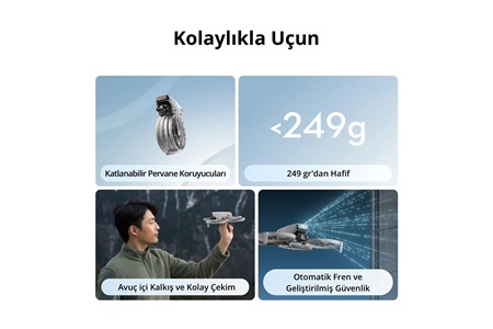 DJI Flip Fly More Combo RC 2 Kumandalı Drone
