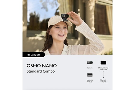 DJI Osmo Nano Standard Combo Aksiyon Kamerası (128 GB) (DJI Türkiye Garantili)