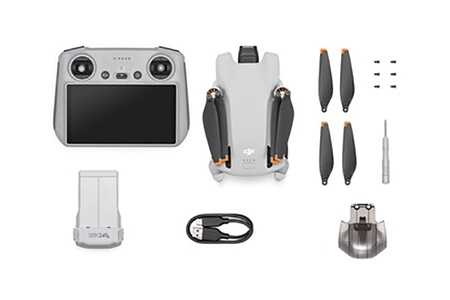 DJI Mini 3 4K Drone + RC Ekranlı Kumanda (DJI Türkiye Garantili)