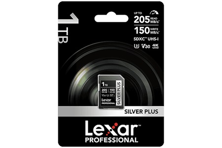 Lexar Silver Plus 1 TB U3 V30 4K SD Hafıza Kartı