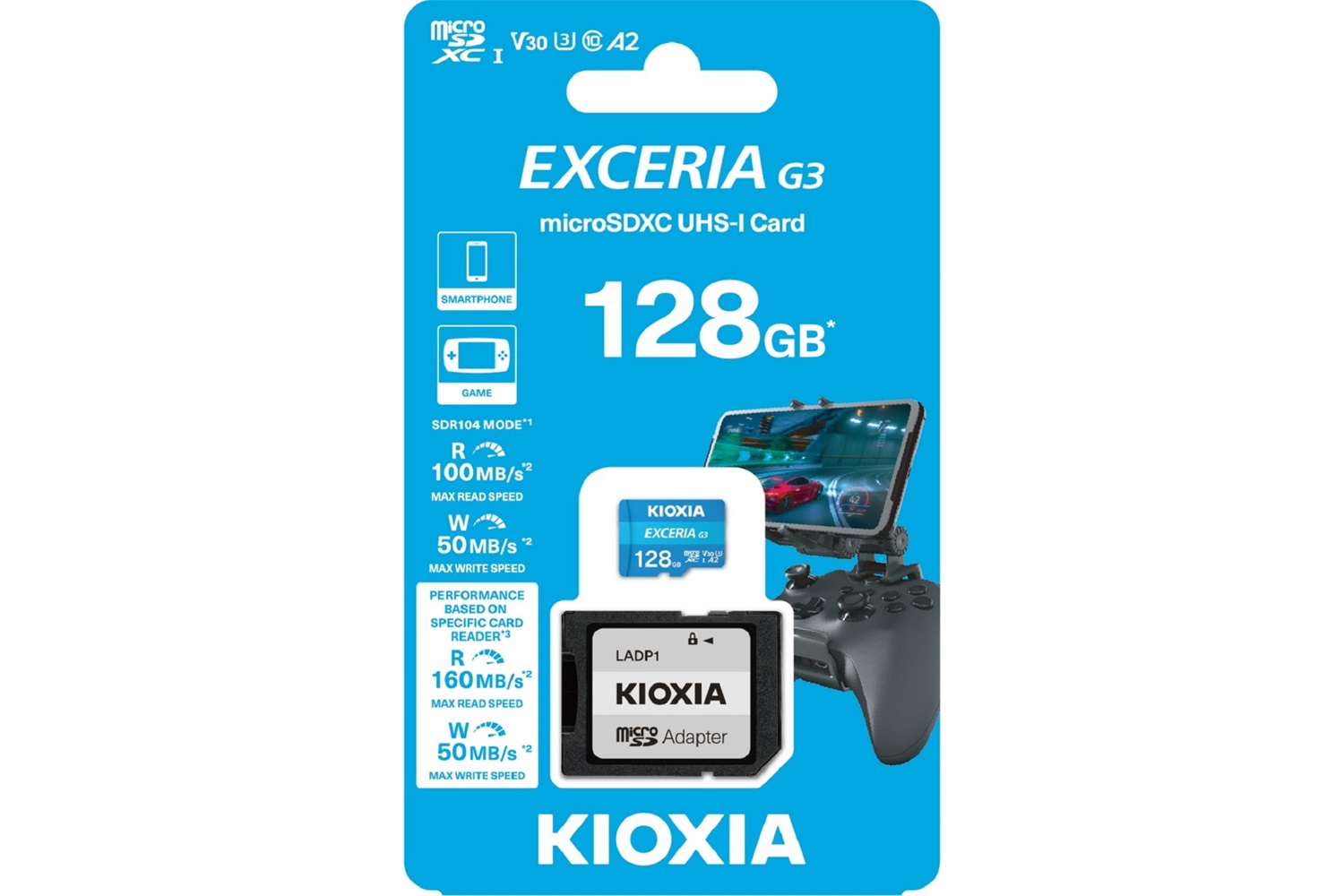 Kioxia 128GB Exceria G3 U3 V30 4K Micro Sd Hafıza Kartı