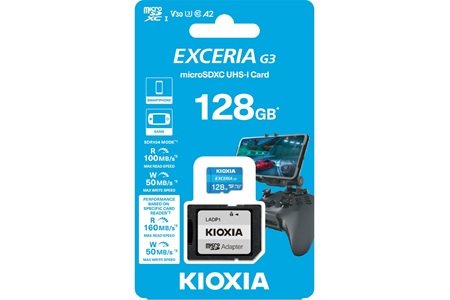 Kioxia 128GB Exceria G3 U3 V30 4K Micro Sd Hafıza Kartı