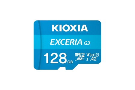 Kioxia 128GB Exceria G3 U3 V30 4K Micro Sd Hafıza Kartı
