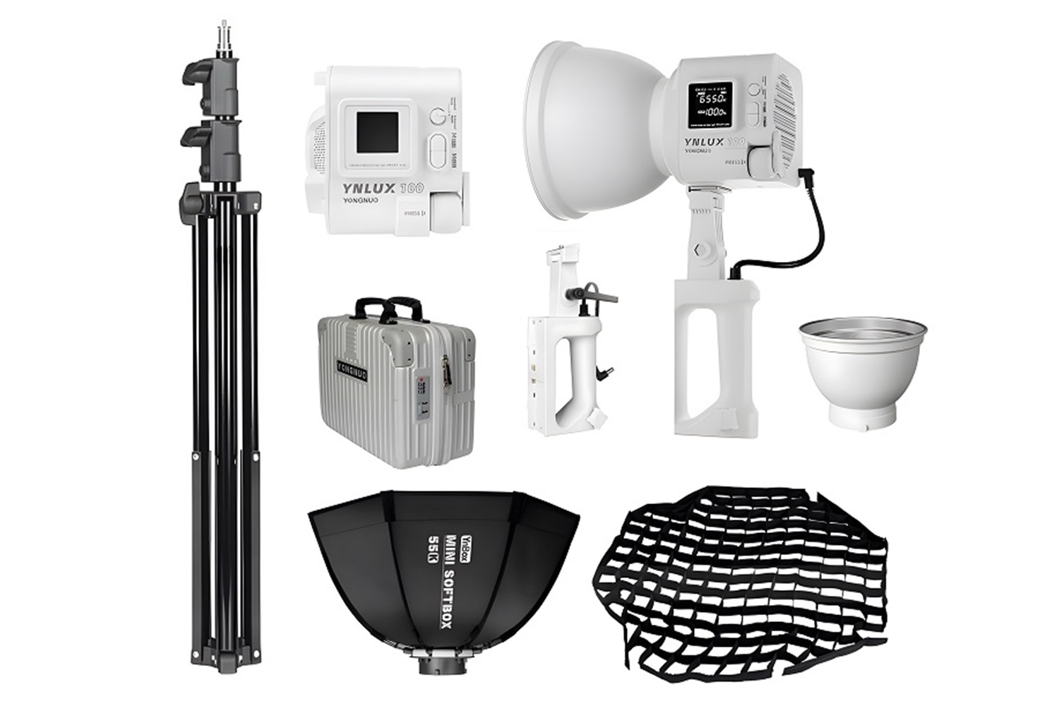 Yongnuo YNLUX100 Bi-Color LED Işık Seti (Beyaz Kasa)