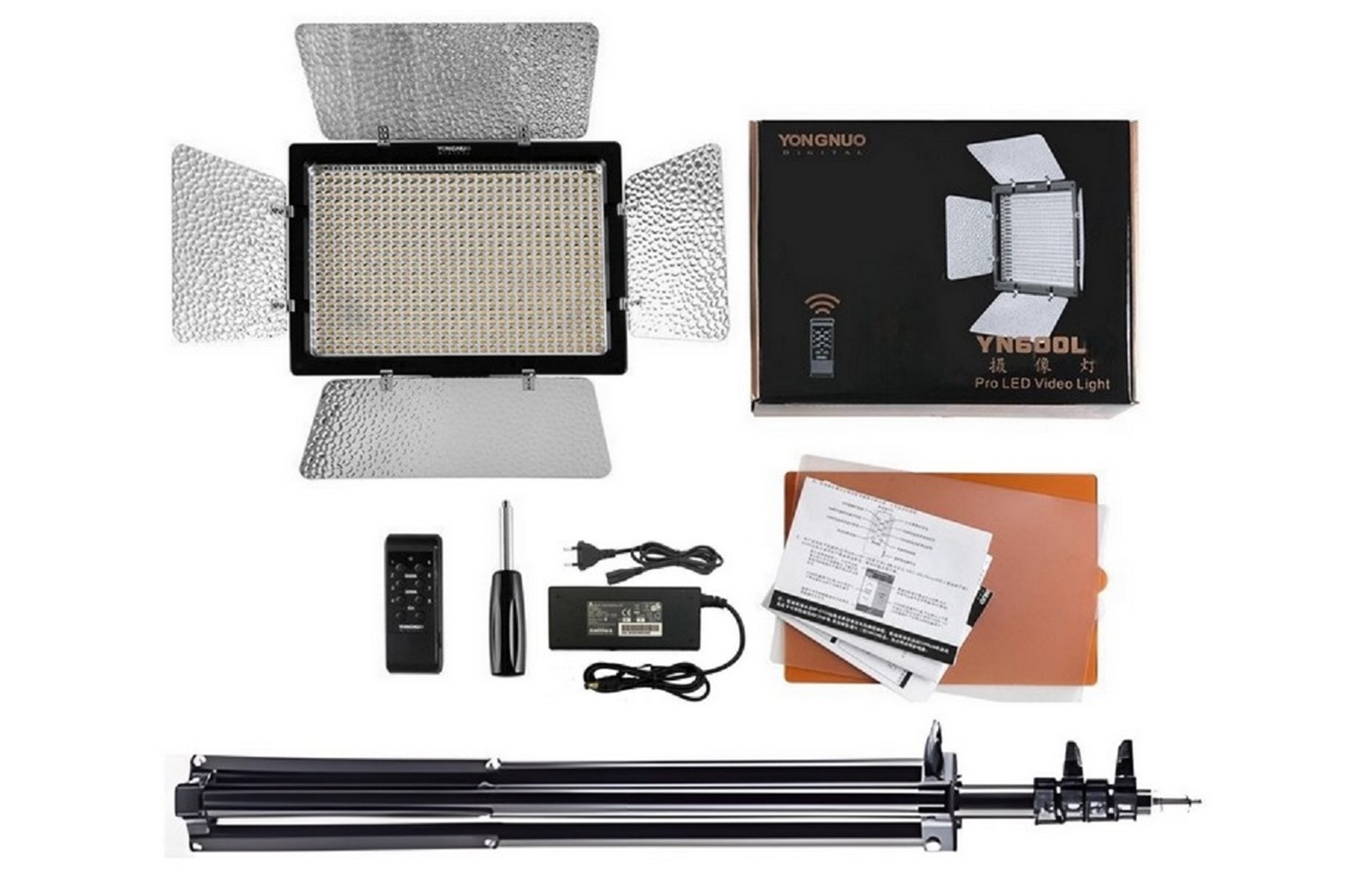Yongnuo YN600L Bi-Color 3200-5600K Led Işık Seti