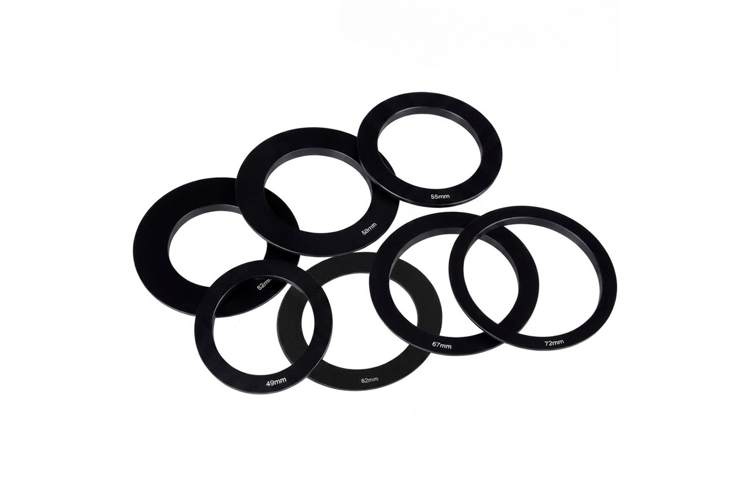 Yongnuo Ring Flaş Bağlantı Halkası Adaptör Seti (49-52-55-58-62-67-72mm)