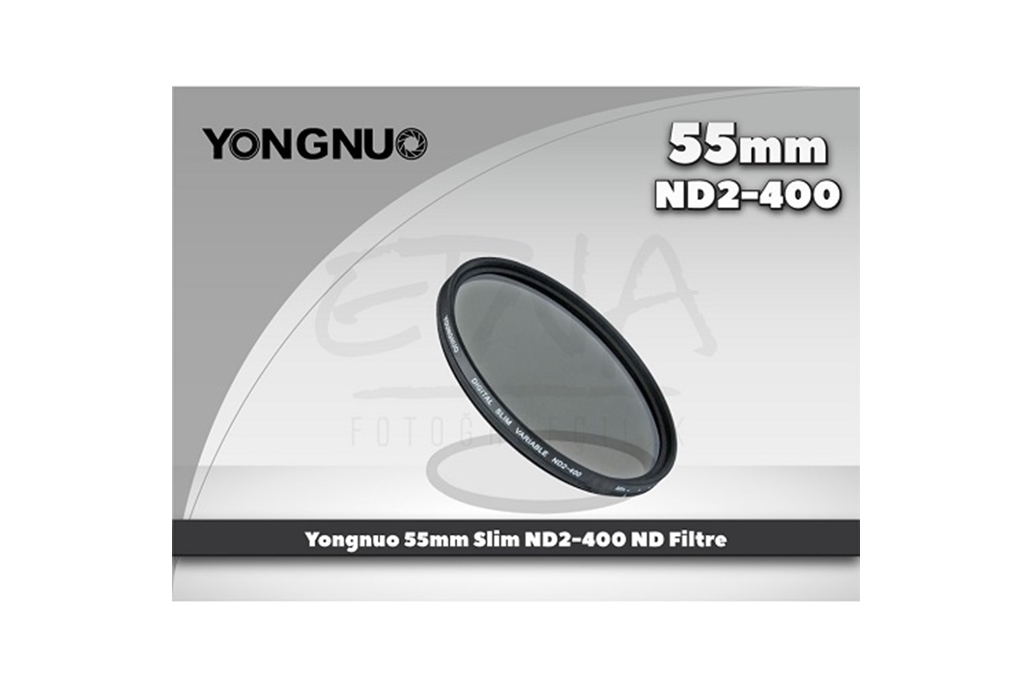 Yongnuo 55mm Slim ND2-400 Ayarlanabilir ND Filtre