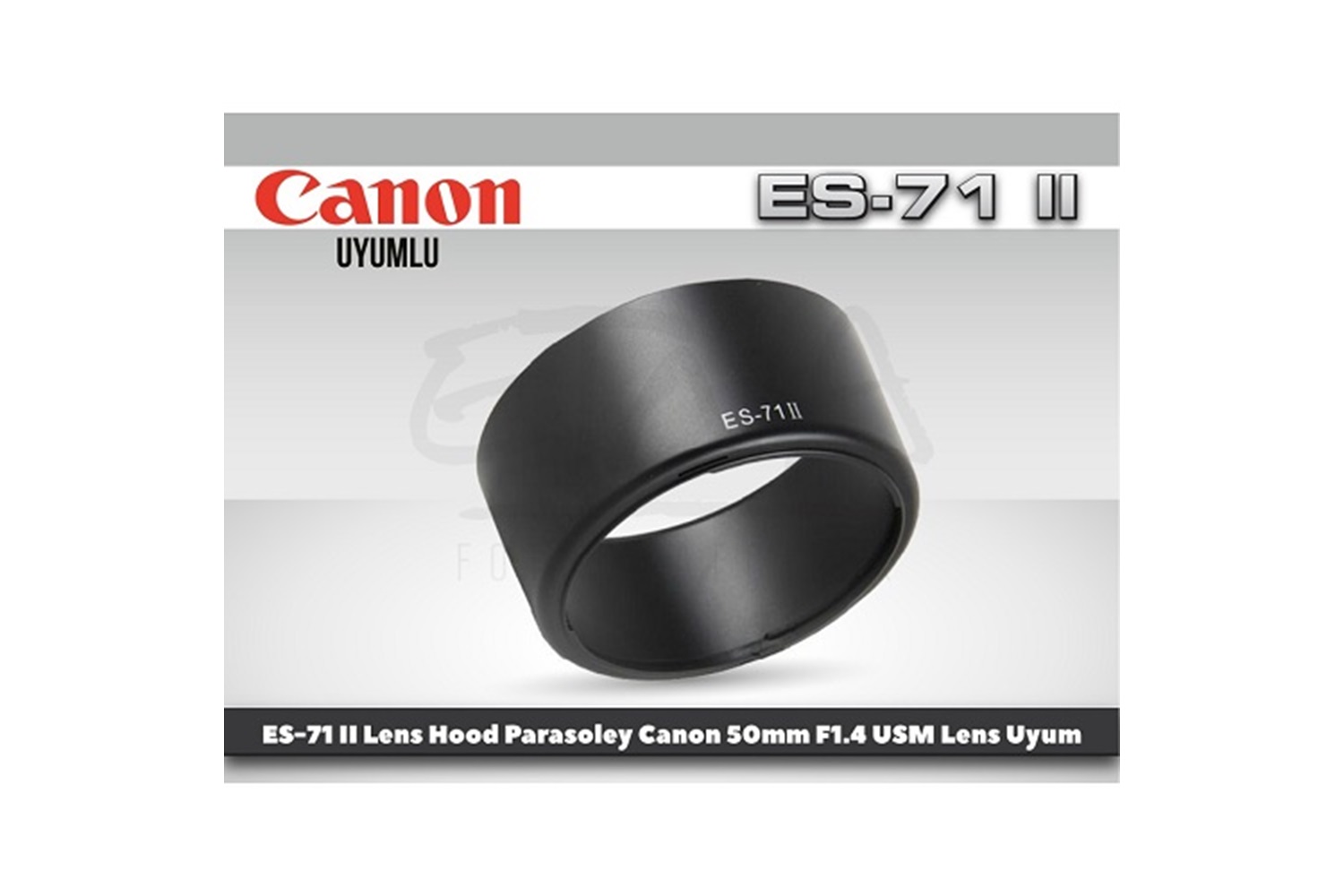 Tewise Canon ES-71 II Parasoley 50mm F1.4 USM Lens Uyumlu